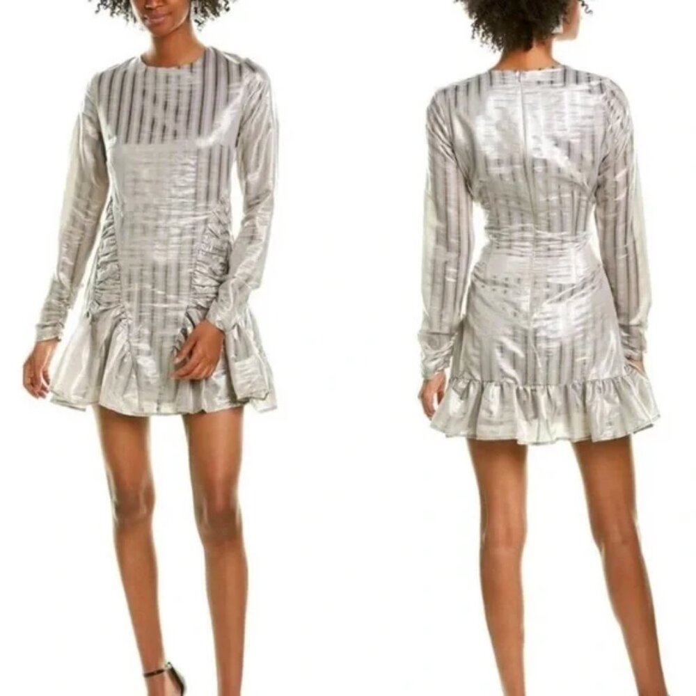 Atoir Walk Me Home Cocktail Mini Dress in Gray (New size 4)